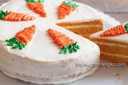 Gâteau aux carottes sans beurre ni farine !
