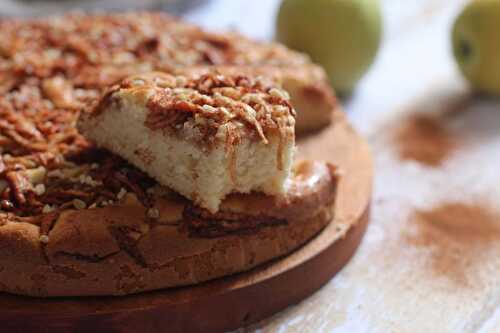 Gâteau aux pommes et cannelle