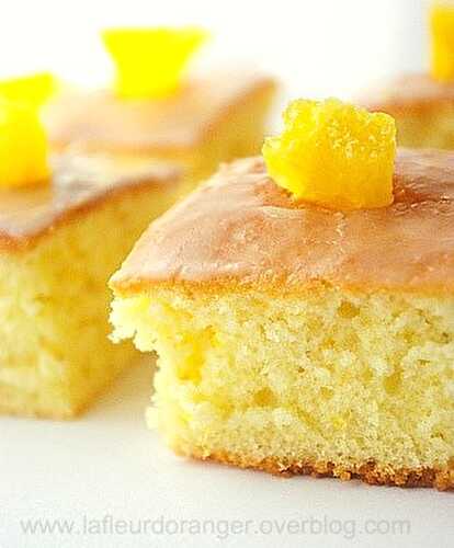 Gâteau moelleux à l’orange et à la vanille