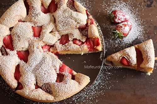 Gâteau moelleux à la fraise !