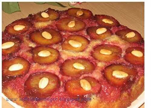 Gâteau tatin aux pruneaux