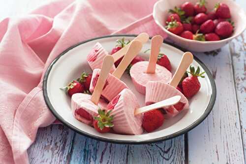 Glace aux fraises !