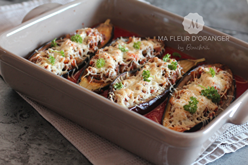 Gratin d’aubergines farcis