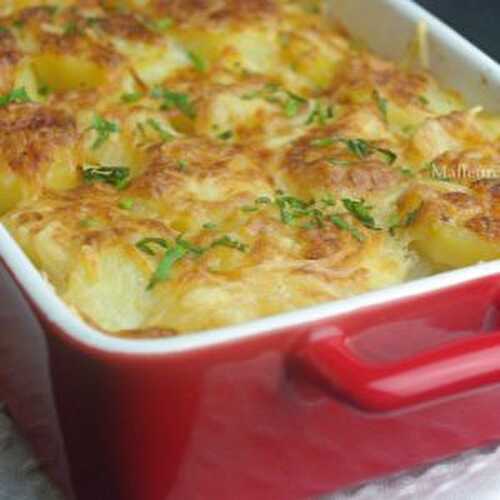 Gratin de poireaux et pommes de terre