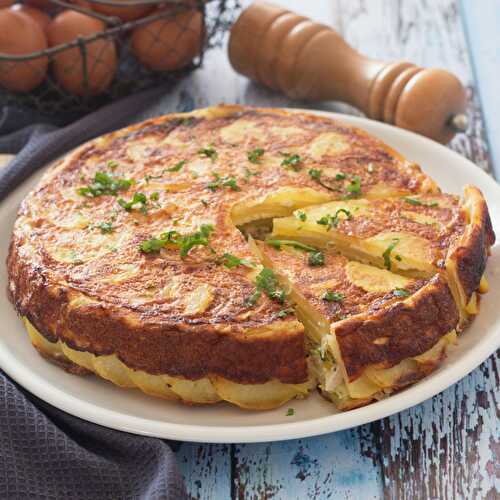 Gratin de pommes de terre et poulet