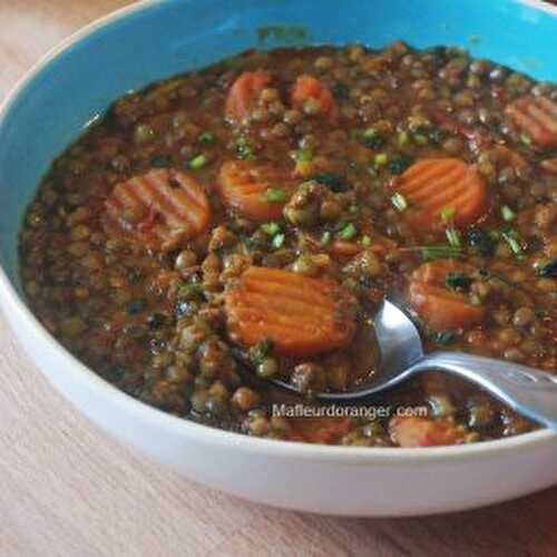 Lentilles à la marocaine