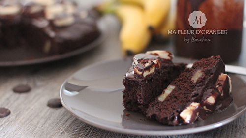 Moelleux au chocolat et banane