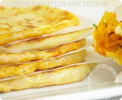 Msemen aux légumes : crêpes feuilletées garnies aux légumes épicées