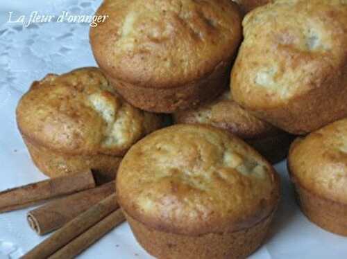 Muffins aux pommes et à la cannelle