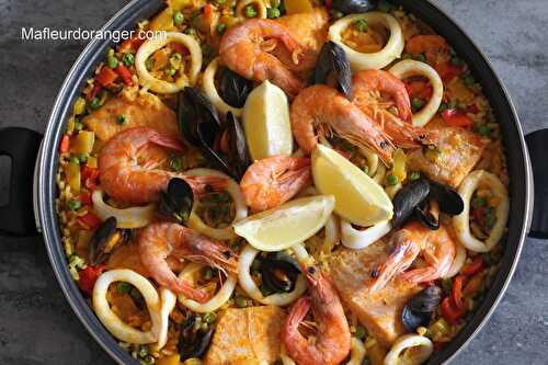 Paella aux fruits de mer