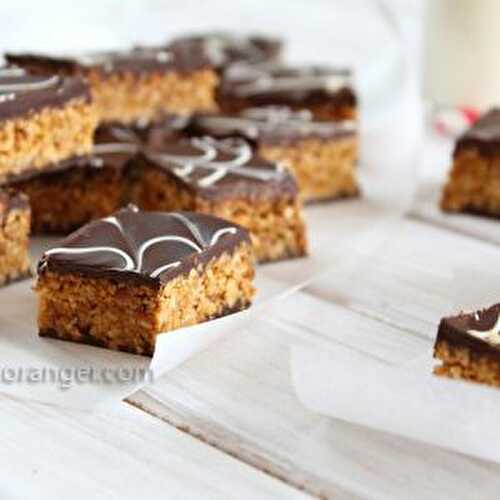 Petits gâteaux marbrés au chocolat et cacahuètes