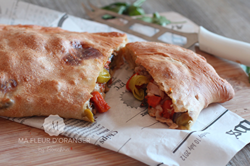 Pizza calzone d’hiver