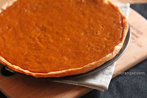 Pumpkin pie ou tarte à la citrouille