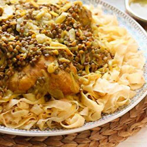 Rfissa au poulet : Recette de la cuisine marocaine traditionnelle