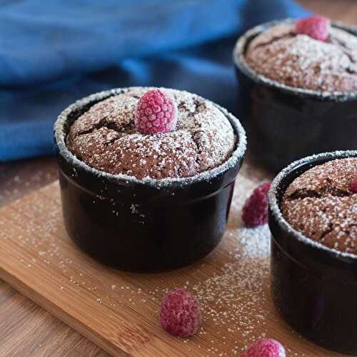 Soufflé au chocolat sans farine