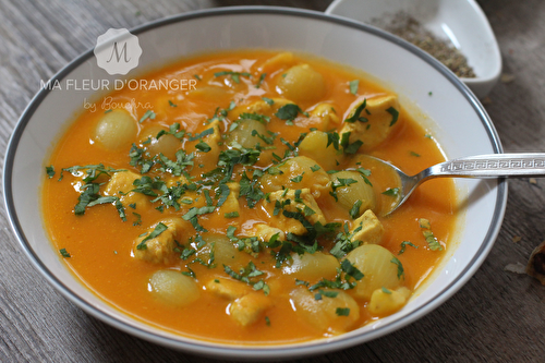 Soupe aux légumes et petits oignons