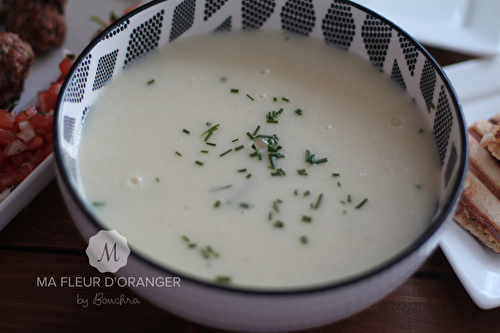 Soupe aux pommes de terre et poireaux