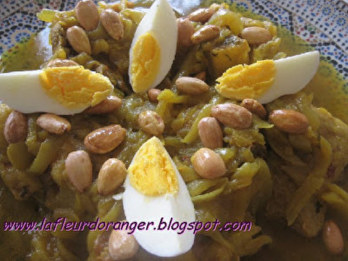 Tajine aux oignons et amandes