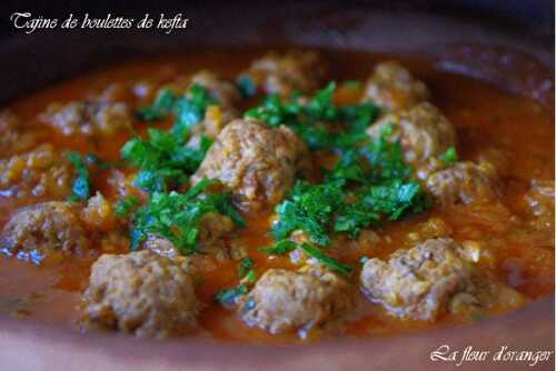 Tajine de boulettes kefta