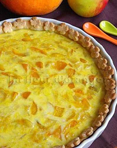 Tarte automnale au potiron et pomme