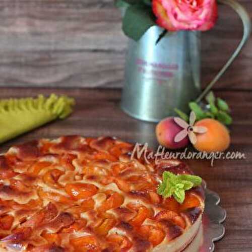 Tarte aux abricots et amandes