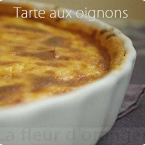 Tarte aux oignons