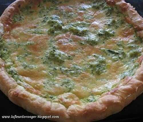 Tarte fine aux courgettes