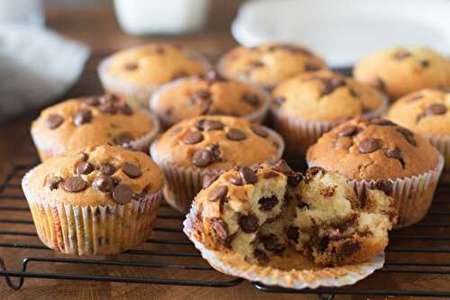 Muffins aux pépites de chocolat