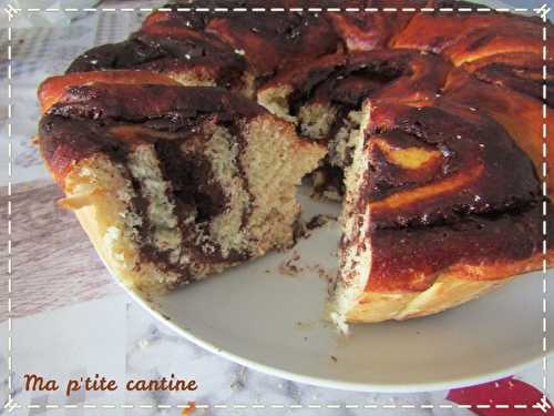 Brioche roulée au chocolat façon "chinois"