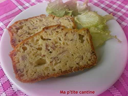 Cake au jambon de Bayonne et fromage de brebis - Ma p'tite cantine