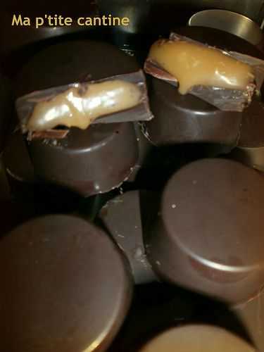 Chocolats fourrés au caramel beurre salé - Ma p'tite cantine
