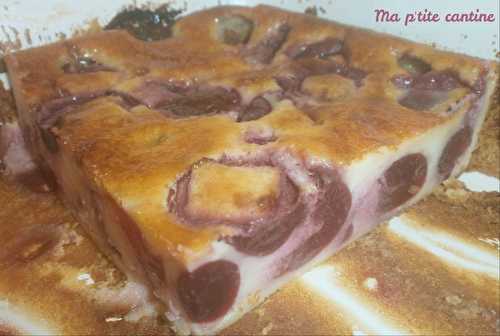 Clafoutis aux cerises et mascarpone