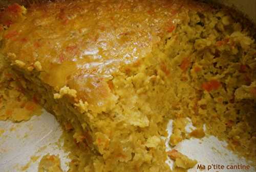 Flan de lentilles corail