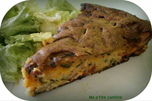 Gâteau de courgettes au chorizo