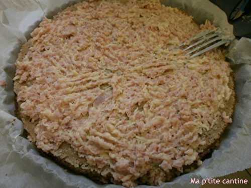 Gâteau de galettes de blé noir au jambon