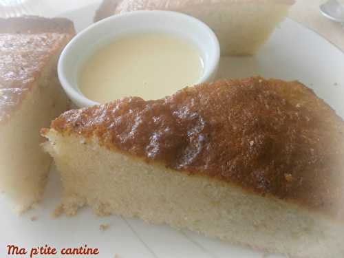 Gâteau moelleux au muscadet