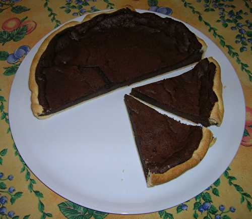 La fameuse tarte au chocolat!