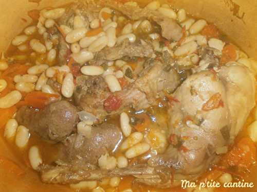 Lapin en cassoulet