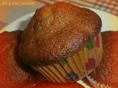 Muffins à la compote de pommes et raisins secs