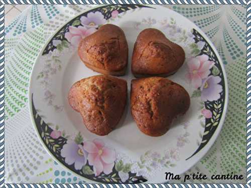 Muffins au sirop d'érable et aux noix (sans oeufs) - Ma p'tite cantine