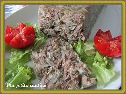 Pâté de tête de porc (ou fromage de tête)