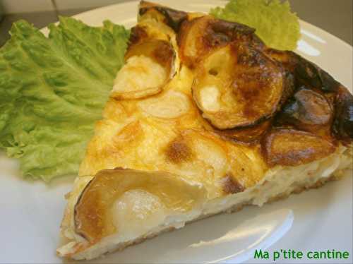 Quiche au chèvre et surimi