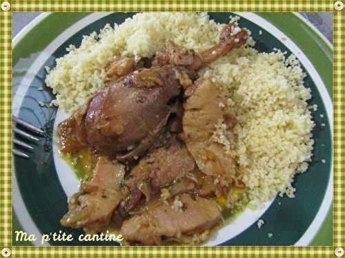 Tajine de pintade aux coings