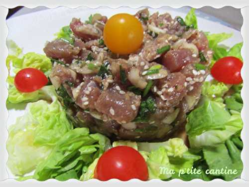 Tartare de thon à l'asiatique