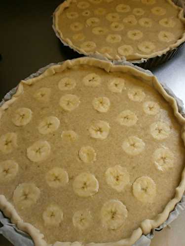 Tarte banane coco