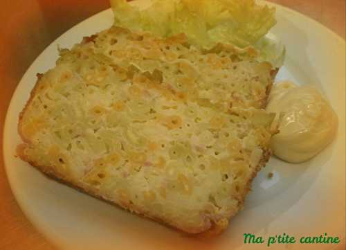 Terrine de coquillettes au jambon