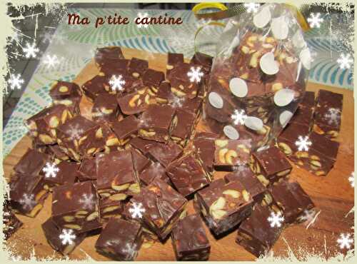 Fudges chocolat noisette facile - Ma p'tite cantine