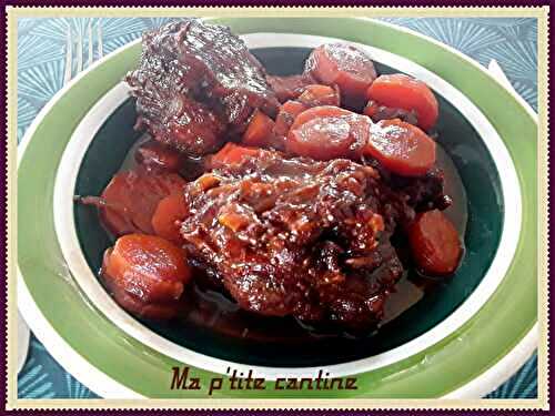 Queue de boeuf aux carottes et au miel