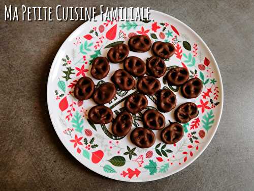 Bretzels au chocolat noir