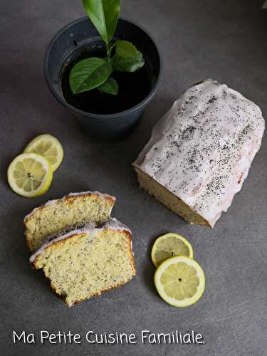 Cake citron/graines de pavot